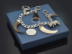 Tegernsee around 1950! Large silver charivari with 7 silver pendants