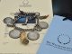 Munich around 1950! Large silver charivari with 12 silver pendants
