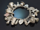 Birmingham 1961! Sch&ouml;nes Bettelarmband 23 Charms aus Sterling Silber