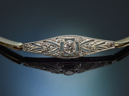 Um 1915! H&uuml;bsches Art Deco Armband mit Diamanten aus...