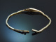 Um 1915! H&uuml;bsches Art Deco Armband mit Diamanten aus Gold 585 und Platin