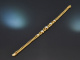 Hanau um 1915! Antikes Panzer Armband mit 0,9 ct Altschliff Diamanten aus Gold 585