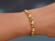 Hanau um 1915! Antikes Panzer Armband mit 0,9 ct Altschliff Diamanten aus Gold 585