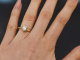 Around 1950! Vintage solitaire ring with a fine 0.7 ct brilliant-cut diamond in 585 gold
