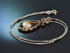 M&uuml;nchen um 1906! Belle Epoque Anh&auml;nger Orient Perle Diamanten Platin Gold 585