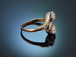 Munich around 1910! Art Nouveau ring with old european...