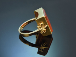 M&uuml;nchen um 1980! Goldschmiede Dhikr Ring mit...