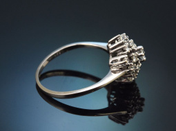 Hamburg um 1970! Cocktail Ring mit 0,7 ct Diamanten aus...
