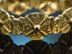 Pforzheim around 1930! Gold-plated Fahrner bracelet made of 925 silver