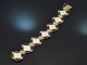 Aksel Holmsen um 1950! Seltenes Design Armband mit Emaille aus vergoldetem Silber