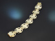 Aksel Holmsen um 1950! Seltenes Design Armband mit Emaille aus vergoldetem Silber