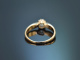 Wien um 1910! Sch&ouml;ner 0,6 ct Altschliff Diamant Solit&auml;r Ring aus Gold 585