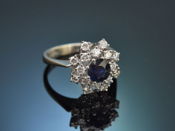 Hamburg around 1970! Classic vintage sapphire diamond...