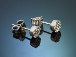 Um 2010! Hochwertige 0,3 ct Diamant Ohrstecker aus Platin...