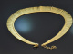 Italien um 1965! Schicke Cleopatra Statement Kette aus vergoldetem Silber 925