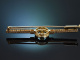 Hamburg around 1910! Elegant bar brooch with diamonds in platinum and 585 gold