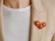 Vienna around 1900! Rare coral brooch from aristocratic property with diamonds, gold 585