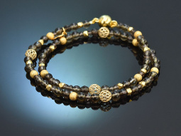 Hot Chocolate! Fancy Armband mit Rauchquarz Silber 925...