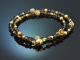 Hot Chocolate! Fancy Armband mit Rauchquarz Silber 925 vergoldet