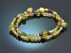 Autumn Leaves! Fancy Armband Peridot Citrin Granat Jade Silber 925 vergoldet