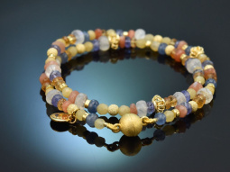 Day &amp; Night! Fancy Armband Kyanit Tansanit Mondstein...