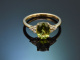 Wundervoller Peridot Diamant Ring aus Gold 585