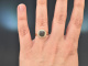 Edler Ring mit schwarzen und wei&szlig;en Brillanten aus Gold 585