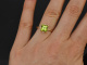 Feiner Peridot Ring mit Diamanten aus Gold 585