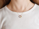 Happy Rainbow! Anh&auml;nger Collier mit farbigen Edelsteinen aus Gold 585