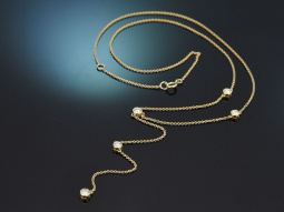 Fine Sparkle! Schickes Y-Collier mit Brillanten aus Gold 585