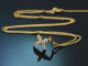 Pretty Sparkling! H&uuml;bsches Diamant Collier aus Gold 750