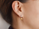 Klassische Ohrringe mit Citrinen und Brillanten aus Wei&szlig;gold 750