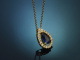 Zartes Saphir Collier mit Diamanten aus Gold 750