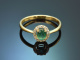 Klassischer Smaragd Ring mit Diamanten aus Gold 750