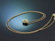 Feines Saphir Collier mit Diamanten aus Gold 750