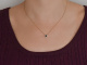 Feines Saphir Collier mit Diamanten aus Gold 750