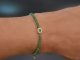 Fine Green! Schickes Smaragd Armband mit Brillanten aus Gold 750