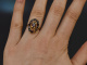 M&uuml;nchen um 1955! H&uuml;bscher Granat Ring aus Gold 585