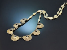 Theodor Fahrner um 1930! Sch&ouml;ne Kette mit Markasiten...