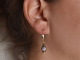 Augsburg um 1930! Art Deco Ohrringe mit Amethysten aus Gold 585
