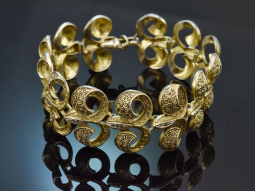 Theodor Fahrner um 1930! Breites Armband mit Markasiten...