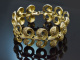 Theodor Fahrner um 1930! Breites Armband mit Markasiten Silber 925 vergoldet