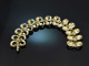 Theodor Fahrner um 1930! Breites Armband mit Markasiten Silber 925 vergoldet