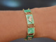 Skandinavien um 1930! H&uuml;bsches Armband mit Transluzid-Emaille aus Silber 925