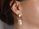 Baroque Pearls! Beautiful drop earrings in gold-plated 925 silver