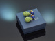 Lapislazuli und Peridot! Sch&ouml;ne Tropfen Ohrringe aus vergoldetem Silber 925