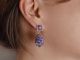 Lovely Lavender! Tropfen Ohrringe aus Amethyst Silber 925 vergoldet