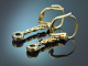 Southern Germany circa 1910! Pretty diamond earrings made of 585 gold and platinum