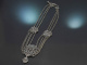Linz, circa 1960! Beautiful traditional dirndl necklace with garnets, made from 835 silver
