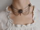 Linz um 1970! Sch&ouml;ne Trachten Dirndl Kette mit Granat aus Silber 835
